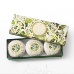 【立體雕刻手工皂系列】100% 有機茉莉植物手工皂 (3*100g)