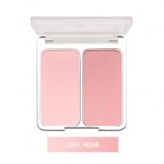2aN 雙色腮紅 Dual Cheek #02 愛情玫瑰 Love,Roise 4.5*2